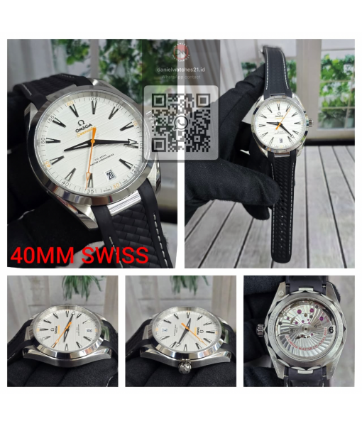 OMEGA SEAMASTER AQUA TERRA 150M RUBBER WHITE DIAL 220.12.41.21.02.002/VSF/2026