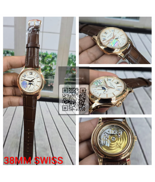 PATEK PHILIPPE COMPLICATIONS ANNUAL CALENDAR 5205R-001 EVEROSE WHITE/GRF/2026