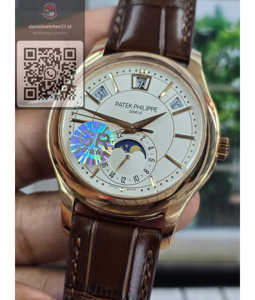 PATEK PHILIPPE COMPLICATIONS ANNUAL CALENDAR 5205R-001 EVEROSE WHITE/GRF/2026