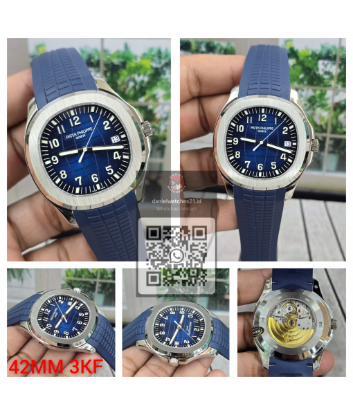 PATEK PHILIPPE AQUANAUT 5168-010 42MM BLUE/3KF/2026