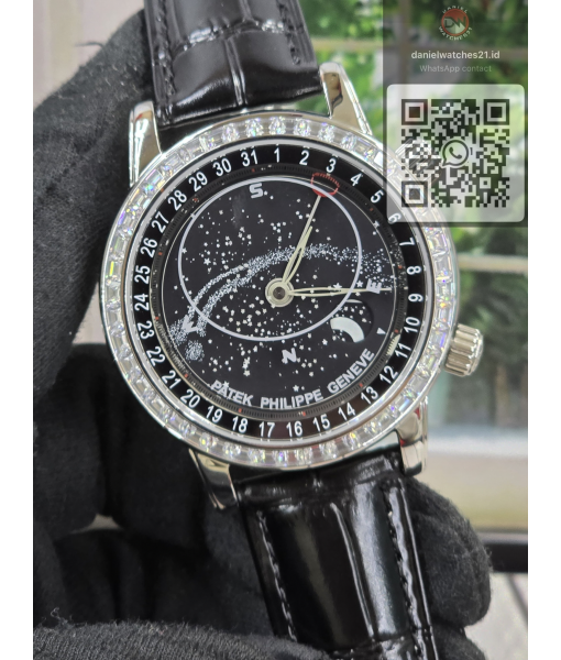 PATEK PHILIPPE GRAND COMPICATIONS CELESTIAL 6104G SS BLACK/GRF/2026