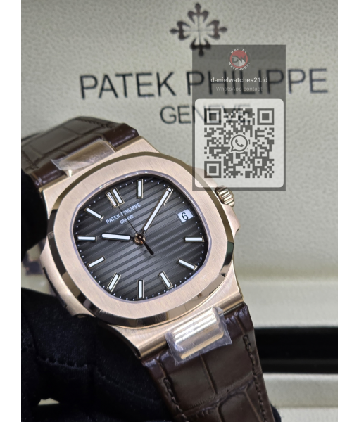 PATEK PHILIPPE NAUTILUS 5711R-001 BROWN GREY LEATHER/DDF/2026