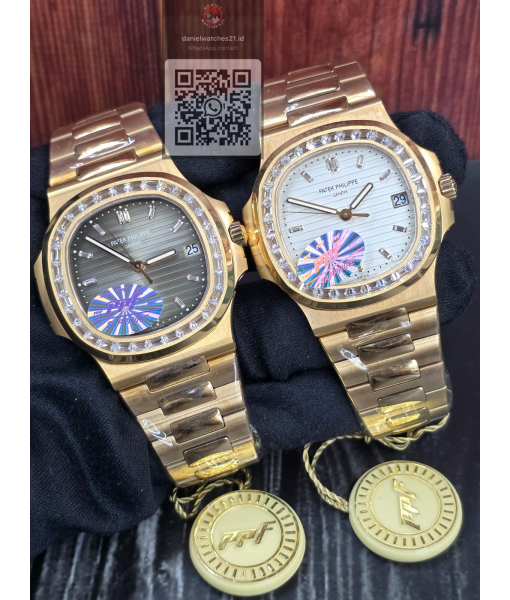 PATEK PHILIPPE NAUTILUS 5724-R 001 EVEROSE DIAMOND-SET GREY /PPF V4/2026