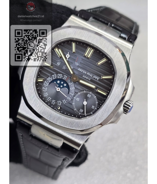 PATEK PHILIPPE NAUTILUS MOONPHASE 5712/1R SS BLUE LEATHER/PPF V2/2026