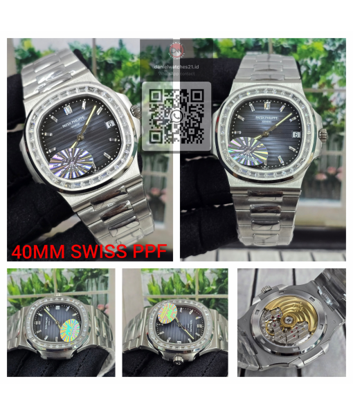 PATEK PHILIPPE NAUTILUS 5711/110P SS DIAMOND BLUE/PPF V4/2026