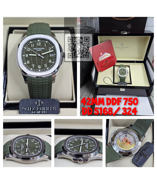 PATEK PHILIPPE AQUANAUT 5168G-010 42MM OLIVE GREEN/DDF/2026