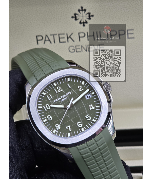 PATEK PHILIPPE AQUANAUT 5168G-010 42MM OLIVE GREEN/DDF/2026