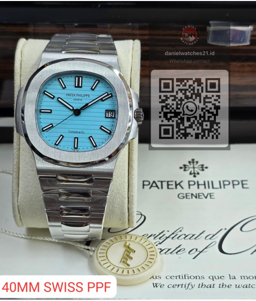 PATEK PHILIPPE NAUTILUS 5711/1A SS TIFFANY BLUE/PPF V3/2026