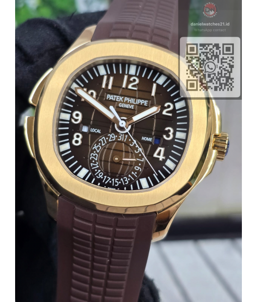 PATEK PHILIPPE AQUANAUT TRAVEL TIME 5164R-001 EVEROSE/ZF/2026