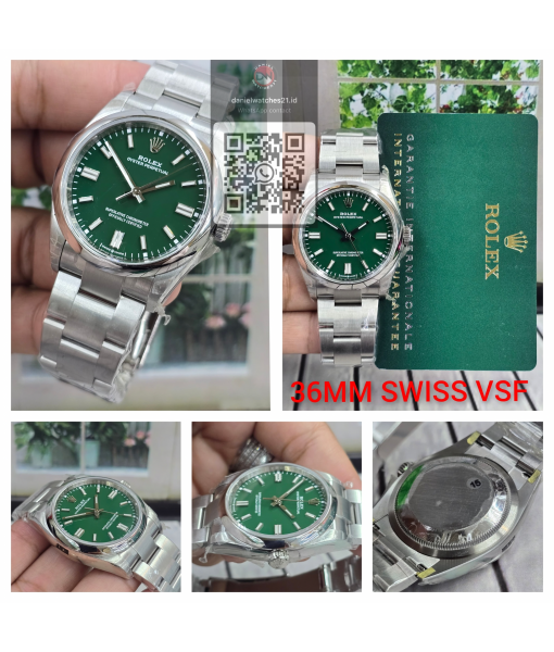 ROLEX OYSTER PERPETUAL 126000 36MM GREEN/VSF V3/2026