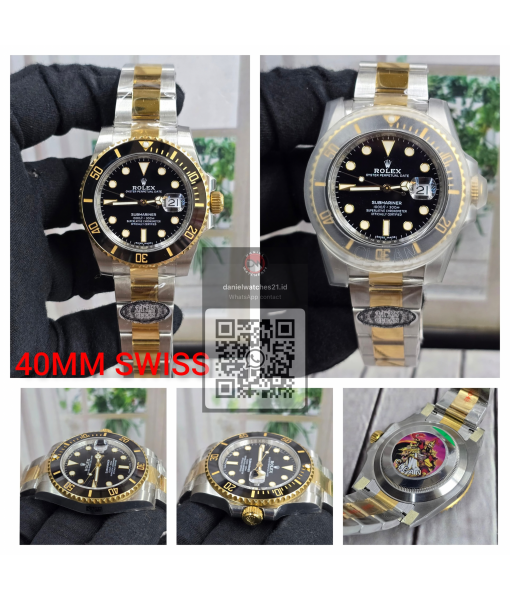 ROLEX SUBMARINER TWO-TONE BLACK 40MM 116613LN/CLEAN V2/2026 ROLEX SUBMARINER TWO-TONE BLACK 40MM 116613LN/CLEAN V2/2026