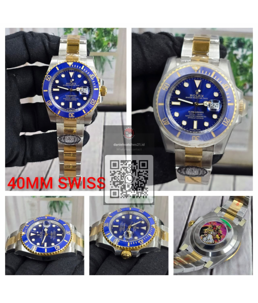 ROLEX SUBMARINER TWO-TONE BLUE 40MM 116613LB/CLEAN V2/2026