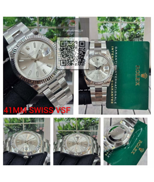 ROLEX DATEJUST 41MM SILVER DIAL BASIC 126331/VSF V2/2026