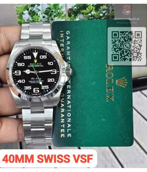 ROLEX AIR-KING SS BLACK 126900/VSF V3/2026