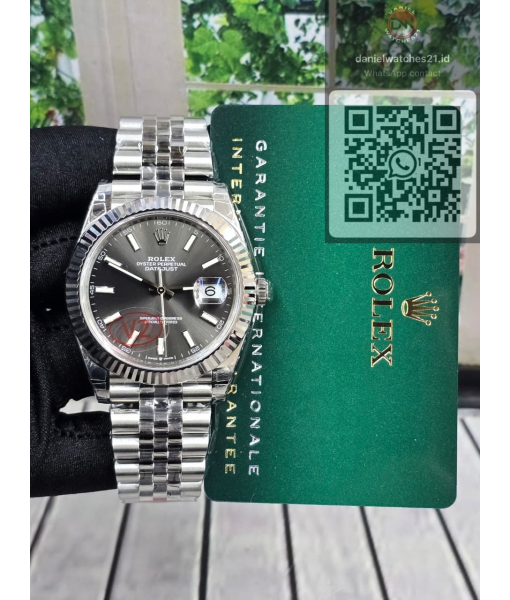ROLEX DATEJUST 41MM 126334 RHODIUM GREY/VSF V2/2026