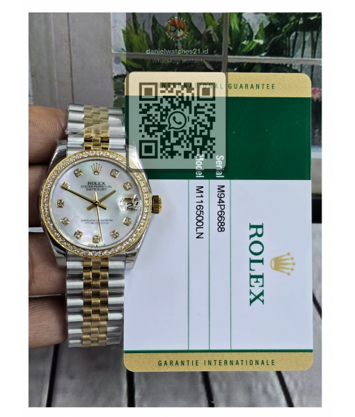 ROLEX OP 31MM YELLOW ROLESOR DIAMOND 278383RBR/EWF V2/2026