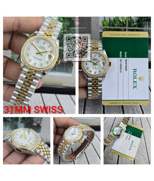 ROLEX OP 31MM YELLOW ROLESOR DIAMOND 278383RBR/EWF V2/2026