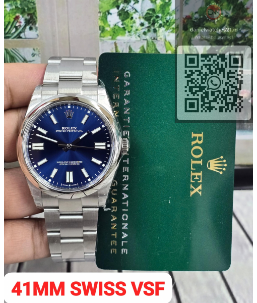 ROLEX OYSTER PERPETUAL 124000 41MM BLUE/VSF V3/2026