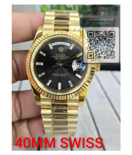 ROLEX DAY-DATE GOLD BLACK 228238/CLEAN V1/2026