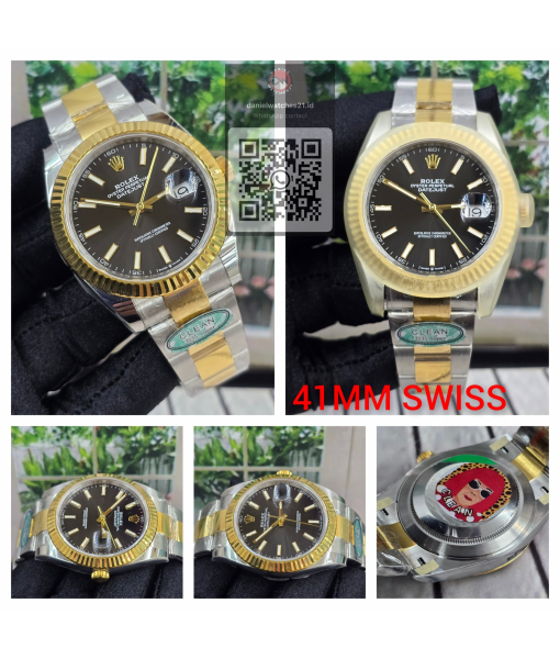 ROLEX DJ 41MM TWO-TONE GOLD BLACK DIAL 116331/CLEAN V2/2026