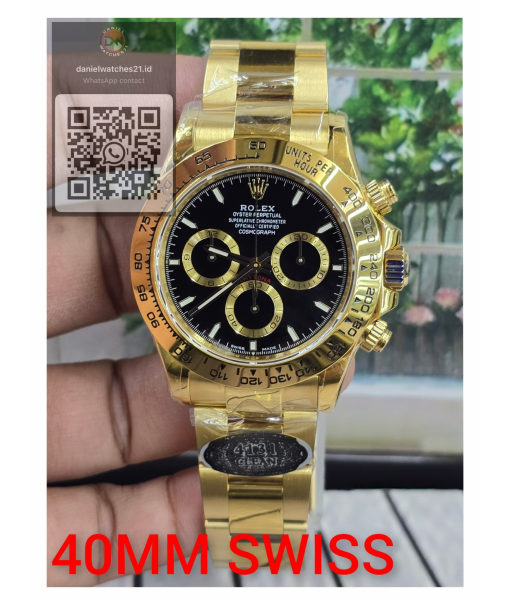 ROLEX COSMOGRAPH DAYTONA FULL BLACK DIAL 126503/CLEAN V1/2025