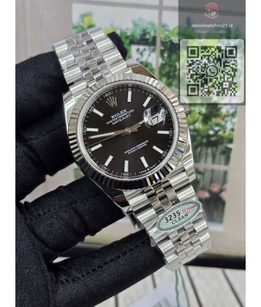 ROLEX DATEJUST SS 1266334 41MM BLACK BASIC/CLEAN V3/2026