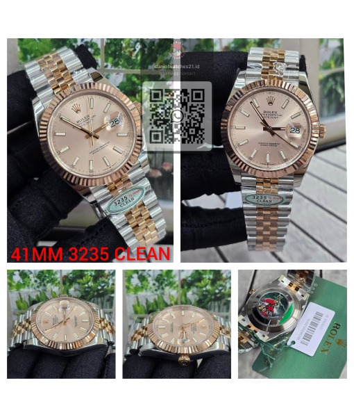 ROLEX DATEJUST 41MM TWO-TONE EVEROSE BASIC 126333/CLEAN V3/2026