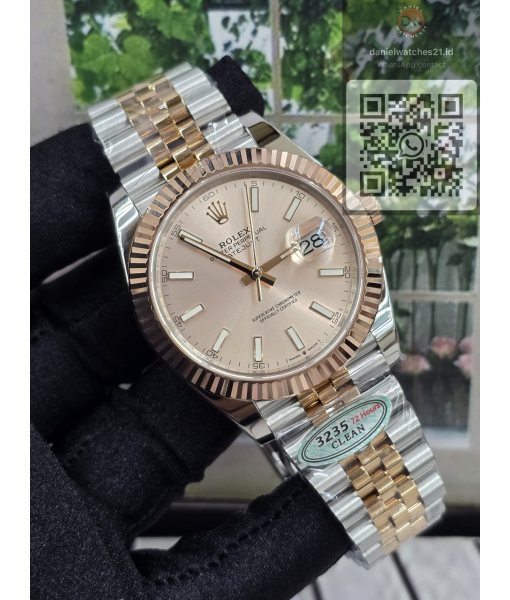 ROLEX DATEJUST 41MM TWO-TONE EVEROSE BASIC 126333/CLEAN V3/2026