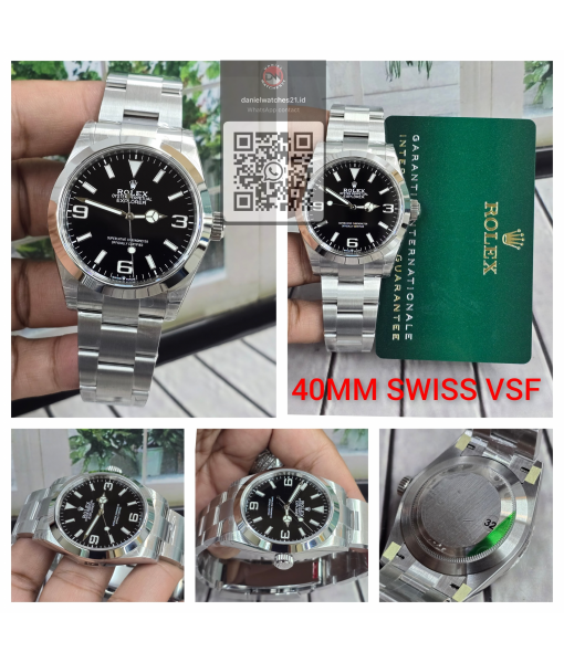 ROLEX EXPLOLER 40MM SS BLACK 224270/VSF V3/2026