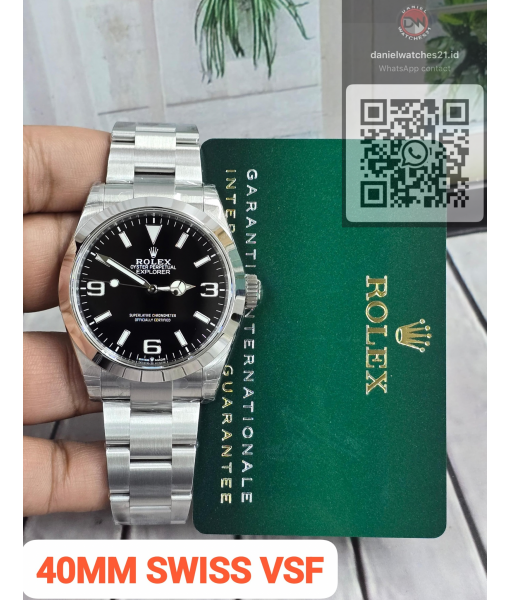 ROLEX EXPLOLER 40MM SS BLACK 224270/VSF V3/2026