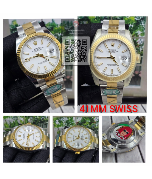 ROLEX DJ 41MM TWO-TONE GOLD WHITE DIAL 116331/CLEAN V2/2026
