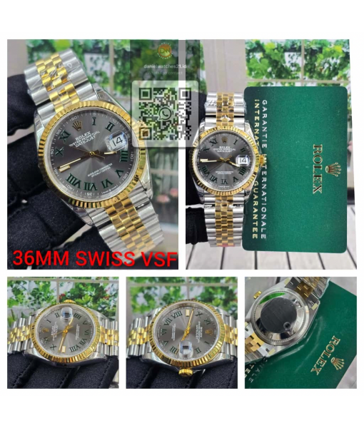 ROLEX DATEJUST 36MM TWO-TONE GOLD WIMBLEDON 126333/VSF V2/2026