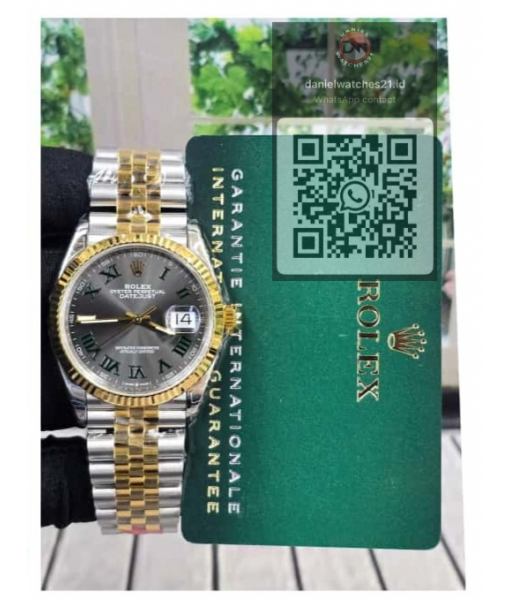 ROLEX DATEJUST 36MM TWO-TONE GOLD WIMBLEDON 126333/VSF V2/2026