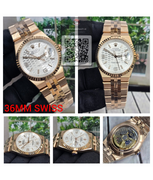 ROLEX LAND-DWELLER EVEROSE WHITE 36MM 127335/EXF/2026