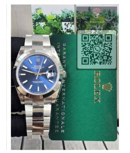 ROLEX OP DJ 41MM MINT BLUE 126300/VSF V2/2026