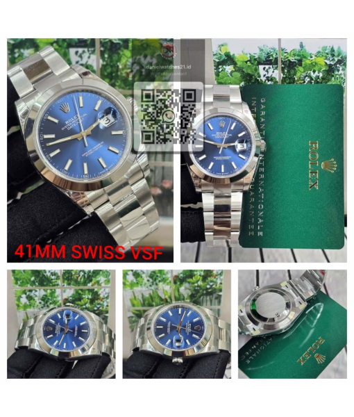 ROLEX OP DJ 41MM MINT BLUE 126300/VSF V2/2026