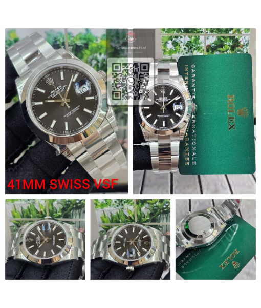 ROLEX OP DJ 41MM BLACK DIAL 126300/VSF V2/2026