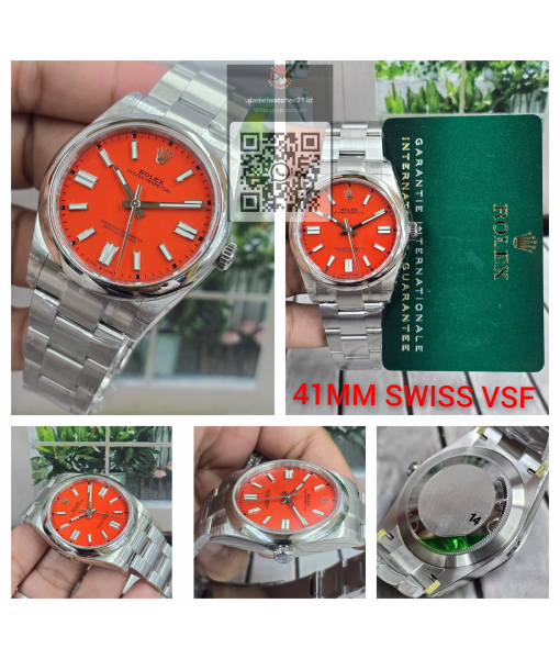 ROLEX OYSTER PERPETUAL 124000 41MM CORAL/VSF V3/2026