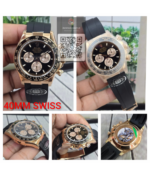 ROLEX COSMOGRAPH DAYTONA EVEROSE RUBBER 126515/CLEAN V1/2025