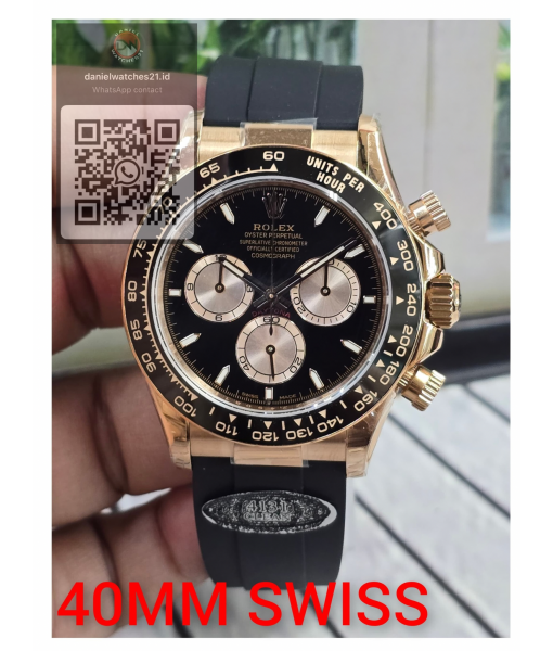 ROLEX COSMOGRAPH DAYTONA EVEROSE RUBBER 126515/CLEAN V1/2025