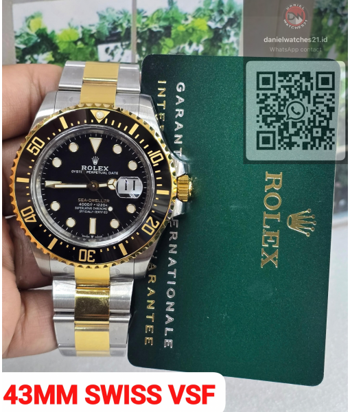 ROLEX SEA-DWELLER TWO-TONE 43MM 126600 /VSF V3/2026