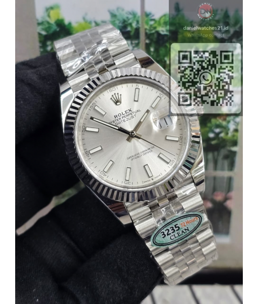 ROLEX OYSTER PERPETUAL 1266334 41MM SILVER FLUTED/CLEAN V3/2026