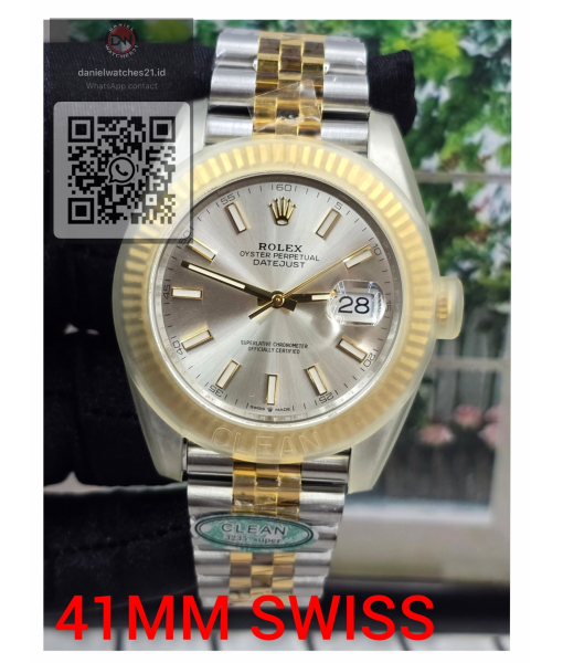 ROLEX DJ 41MM TWO-TONE GOLD SILVER DIAL 116331/CLEAN V2/2026