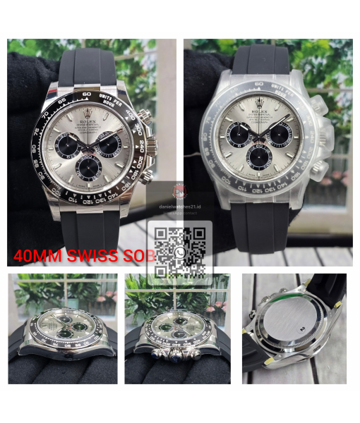 ROLEX COSMOGRAPH OYSTERFLEX WHITEGOLD GREY/SOBF/2026