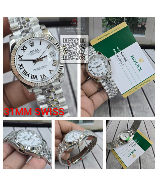 ROLEX OP 31MM SS WHITE ROMANIAN 278274/EWF V2/2026