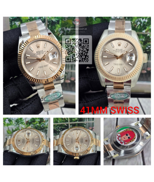 ROLEX DJ 41MM ROLESOR SUNDUST DIAL 126331/CLEAN V2/2026