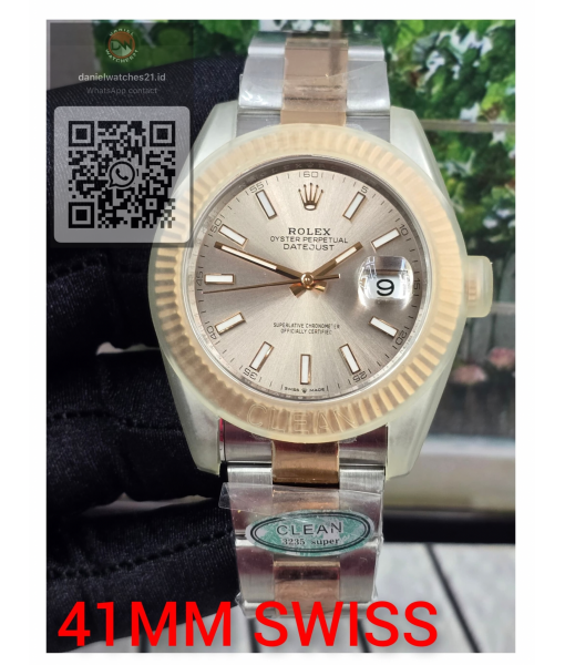 ROLEX DJ 41MM ROLESOR SUNDUST DIAL 126331/CLEAN V2/2026