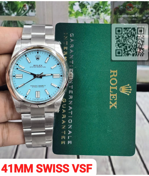 ROLEX OYSTER PERPETUAL 124300 41MM TIFFANY DIAL/VSF V3/2026