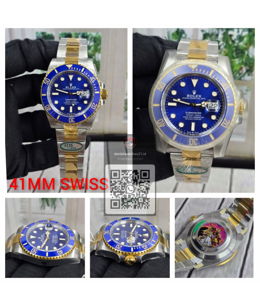 ROLEX SUBMARINER TWO-TONE BLUE 41MM 126613LB/CLEAN V2/2026