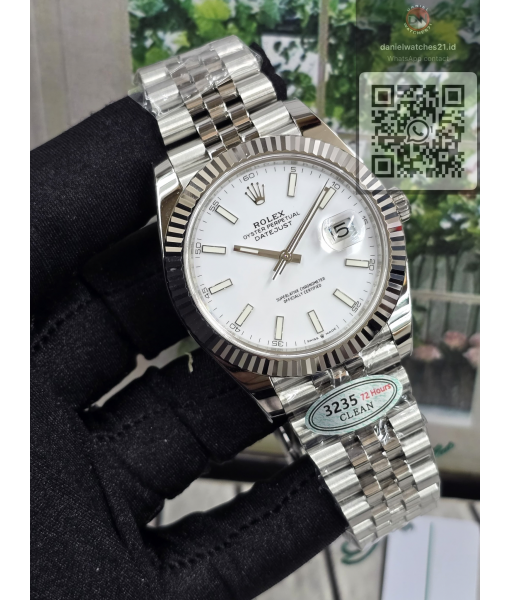 ROLEX DATEJUST SS 1266334 41MM WHITE BASIC/CLEAN V3/2026